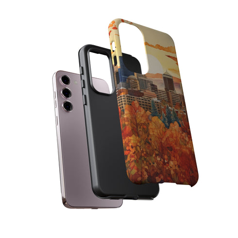 An Urban Autumn Overlook - Impact Resistant Phone Case
